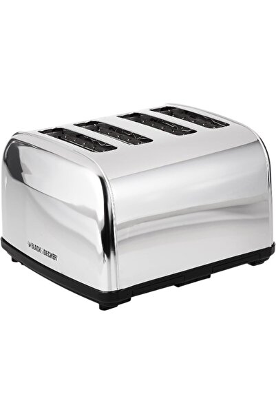 Black and Decker Black & Decker 4 Slice Stainless Steel Cool Touch Toaster with Crumb Tray Silver ET304-B5.