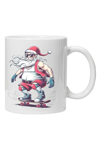 CRD PRINT Personalized mug with "Funny Santa Claus" print, model 5