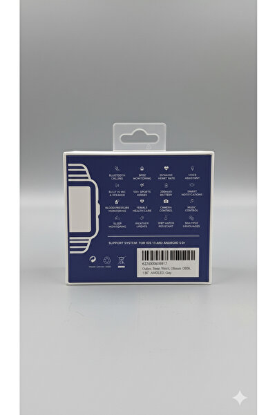 outbox Smartwatch – 1.96-inch AMOLED display, Bluetooth calling, advanced health monitoring, and water resistance