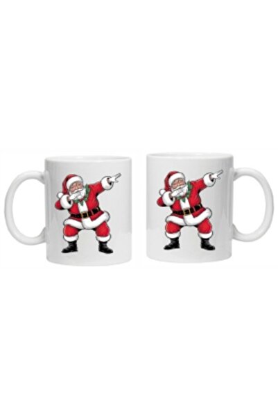 CRD PRINT Personalized mug with 'Funny Santa' print, model 1,