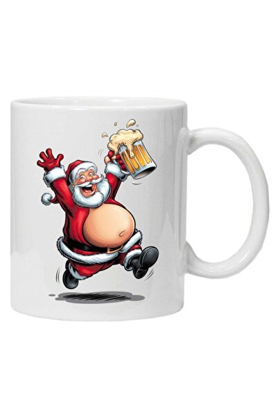 CRD PRINT Personalized Mug with 'Funny Santa' Print - Model 8 (CRD PRINT)