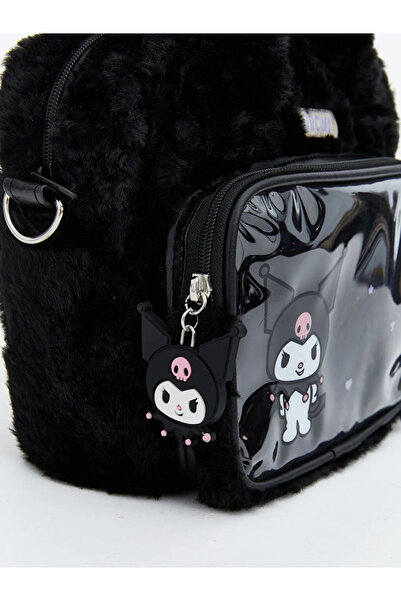 LC Waikiki Lcw Accessories Black Kuromi Printed Girl's Shoulder Bag