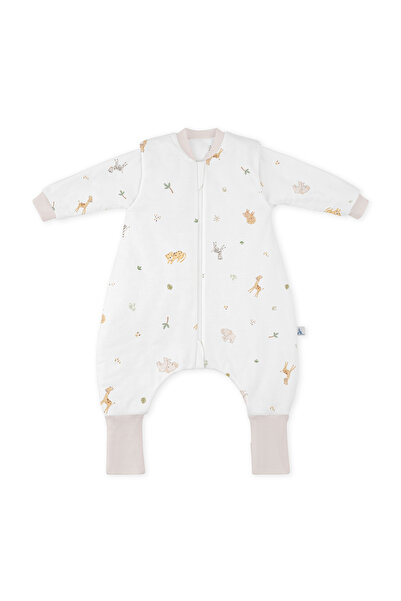 Roosac Baby Kids Winter Sleeping Bag 2.5 Tog Modal Cotton Removable Sleeves 0-10 Years - Safari