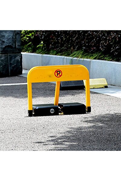 Yagud Parking Space Folding Lock, Intelligent Remote Control Parking Blocker with Stable Base