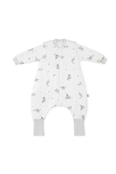 Roosac Dragons Patterned Baby Kids Winter Sleeping Bag 2.5 Tog Modal Cotton 0-10 Years Old Removable Sleeves