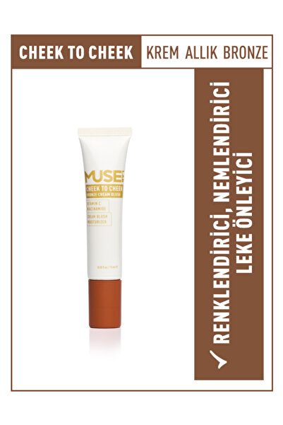 MuseLab Cheek to Cheek Krem Allık - Bronz