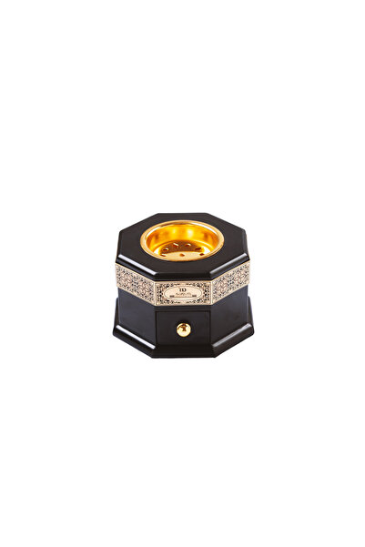 Banafa for Oud مبخرة إسلامية سداسية سوداء