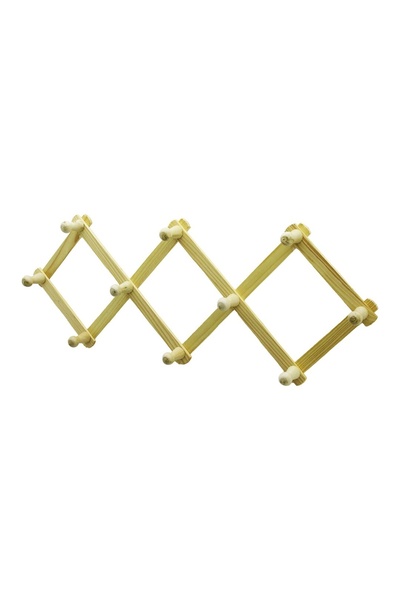 Go İthalat AHŞAP - EKO 10 KOLLU AKORDİYON DUVAR ASKISI