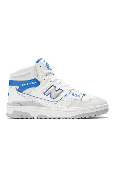 New Balance Erkek BB650RWI Yüksek Spor Ayakkabı, Beyaz/Mavi