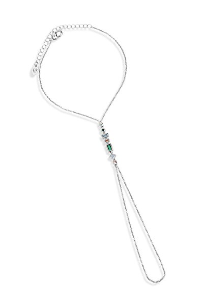 Klips Concept Silver Color Shahmeran with Stone Detail