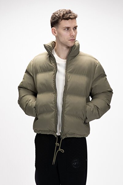 Bad Bear Amsterdam Khaki Puffer Hooded Men's Coat
