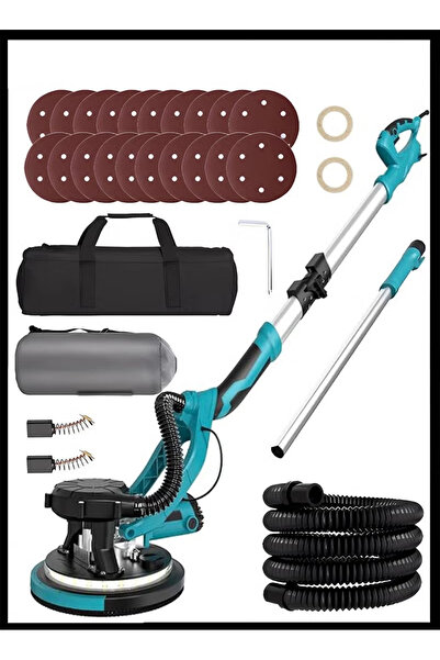 FADAKWALT صنفرة الحوائط الجافة مع مجمع غبار مفرغ، أداة صنفرة بقوة 1980 واط مع 5 سرعات متغيرة 800-1800 دورة في الدقيقة،