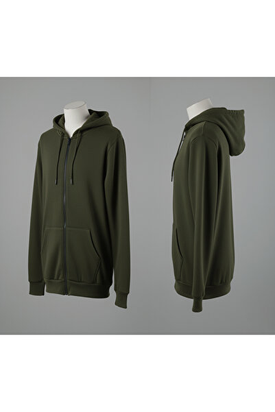 Besa Hooded Sweatshirt Is Simple, Stylish and Comfortable, Full Zippered, with Double Pockets! Suitable for All Occasions