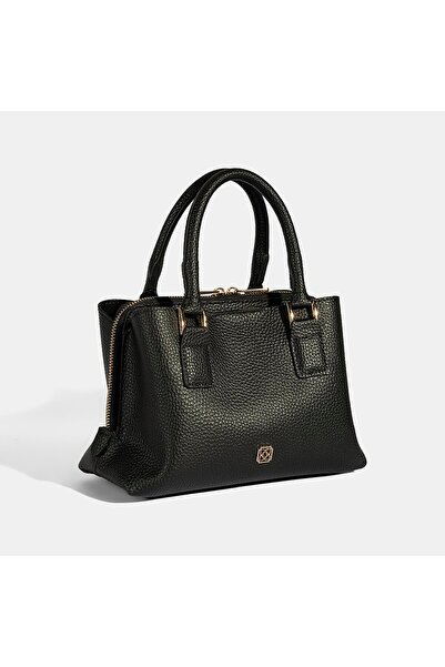 Desa Women's Black Shoulder Strap Handbag