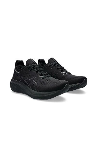 Asics Tiger Men and Women Gel-Nimbus 26 Outdoor Running Sneakers All Black