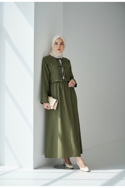 ENDAMIM Linen Skirt Set