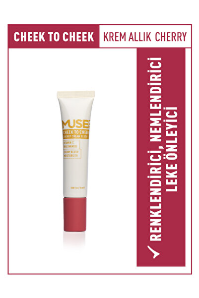 MuseLab Cheek to Cheek Krem Allık - Cherry