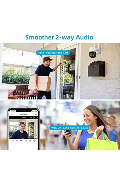 Choice Outdoor camera, digital zoom, high-definition wireless solar-powered outdoor WiFi camera