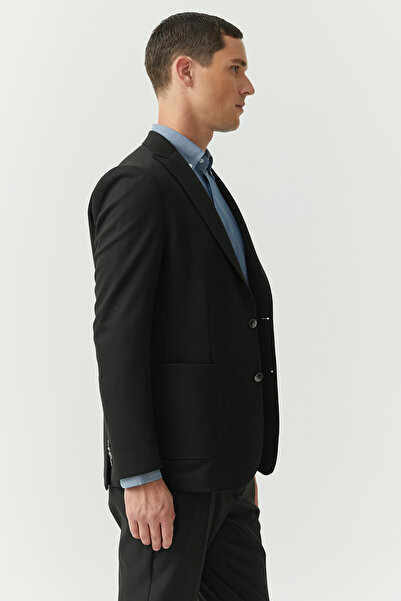 PAULMARK Ανδρικό μπουφάν με υφή με γιακά χελιδονοουράς