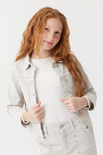 PAULMARK Girl's Detailed Denim Jacket
