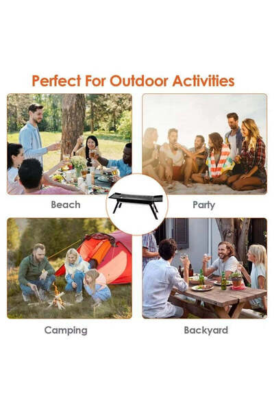 Generic Portable Folding Outdoor Camping Barbecue Grill, Compact Outdoor Charcoal Grills BBQ Grill