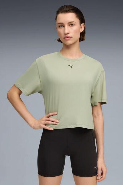 Puma Cloudspun Relaxed Tee Oversized Зелена футболка