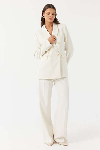 PAULMARK Jachetă cu nasturi aurii pentru femei