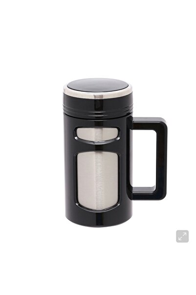 LUXURY Stainless steel mug with handle / Insulated mug for hot and cold drinks, 350ml, stainless steel 304 interior
