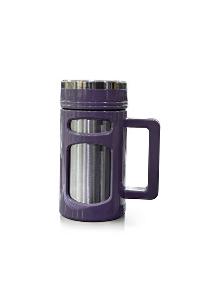 LUXURY Stainless steel mug with handle / Insulated mug for hot and cold drinks, 350ml, stainless steel 304 interior