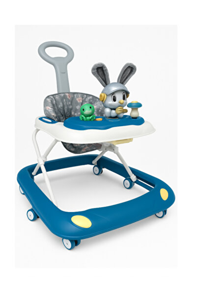 Bubu-Still Prewalker, Silicone wheels, musical, with parental control, +6 months, Plush bunny