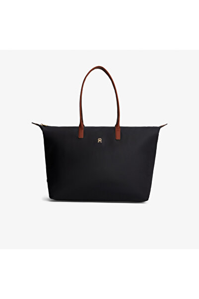 Tommy Hilfiger Popette Maxi Kadın Siyah Tote Çanta
