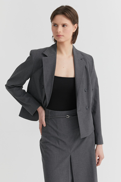 PAULMARK Γυναικείο μπουφάν διπλό πέτο Capama