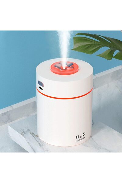 lnkoo KJRIVER Mini Humidifier, Ultra Quiet 240ml Portable Cool Mist (White)
