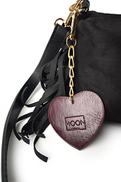 Moon Çanta Moon Amber Shoulder Bag Suede Black