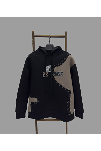 ALANAQA هودي بلوفر اوفر سايز مبطن جديد