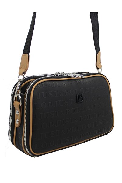 Just Polo Women's 5 Compartment Shoulder Strap Bag