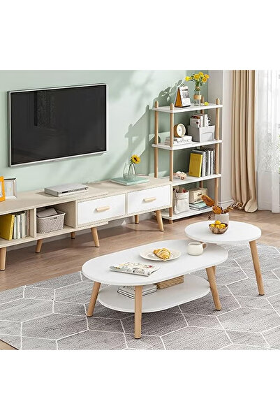 KEKE Multipurpose Two Layered Two table Coffee Table for Kitchen and Bedroom