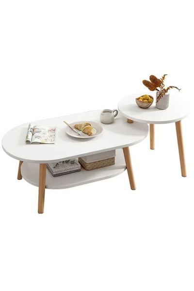 KEKE Multipurpose Two Layered Two table Coffee Table for Kitchen and Bedroom