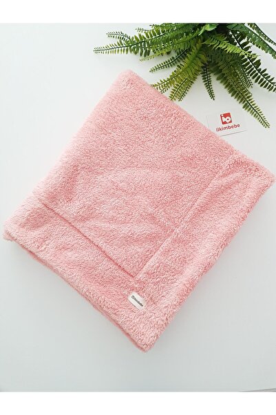 ib ilkimbebe Welsoft Kalın Somon Bebek Battaniyesi, Çift Katlı, Yenidoğan Beb...