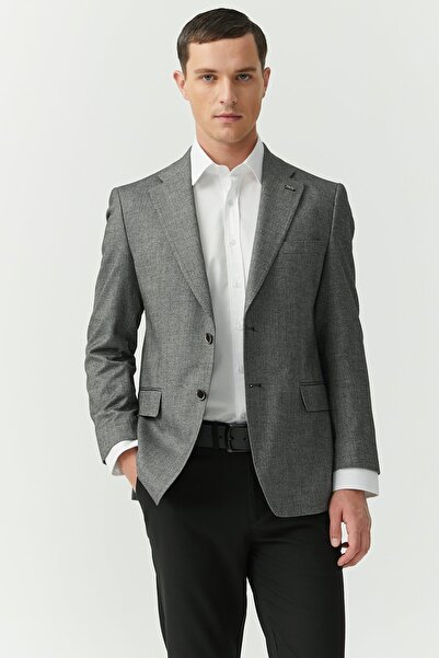 PAULMARK Jachetă pentru bărbați cu guler mono