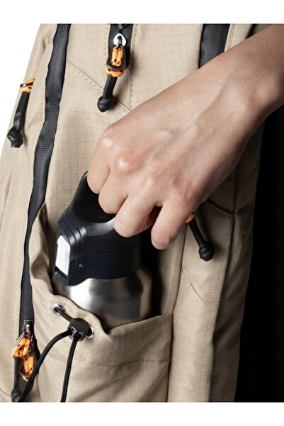 KraftCover All City Backpack Water Repellent Backpack with Laptop Compartment Water Repellent Zipper & Ripstop Fabric (Beige)