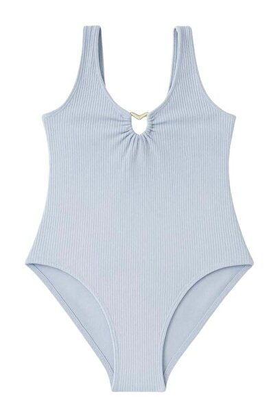 BONY SOCKS Κοριτσίστικο μαγιό Unicorn με αξεσουάρ καρδιάς μπλε