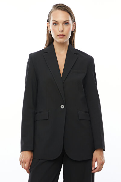 PAULMARK Γυναικείο μπουφάν με κουμπιά κλασικής κοπής