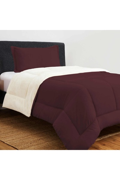 Orange Bed & Bath SOSOFT | Winter Fur Quilt Set (Single, 2 Pieces)