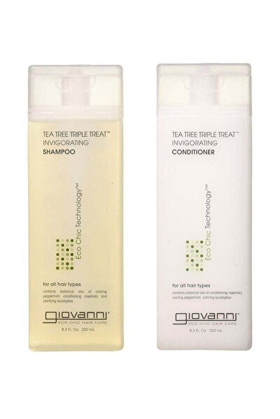 Giovanni Eco Chic Tea Tree Shampoo & Conditioner Set (2)