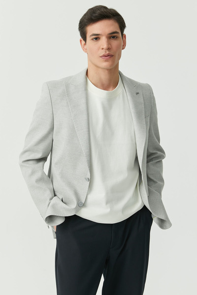 PAULMARK Ανδρικό μπουφάν με γιακά χελιδονοουράς