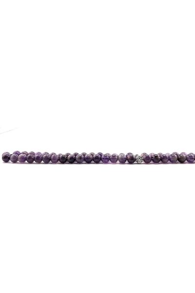 erorex Purple Stone Rosary 99