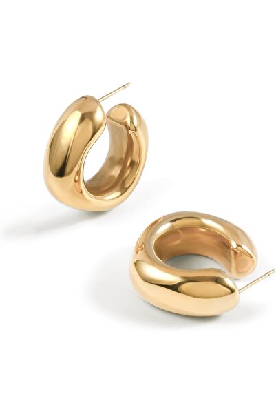 erorex أقراط ذهبية سميكة مقاومة للماء للنساء غير قابلة للتشويه، مطلية بالذهب عيار 18 قيراطًا، مضادة للحساسية...