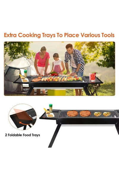 Generic Portable Folding Outdoor Camping Barbecue Grill, Compact Outdoor Charcoal Grills BBQ Grill