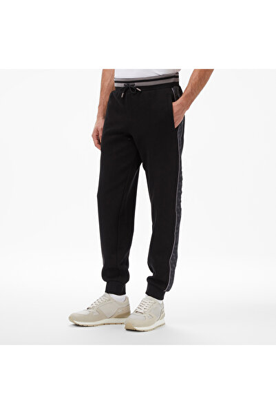 Guess Finlo Regular Fit Erkek Siyah Eşofman Altı